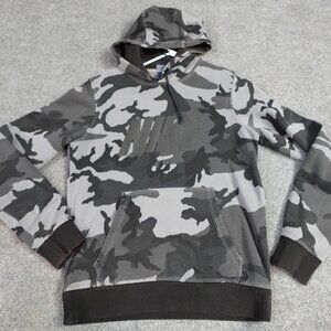 Nike Hoodie S Gray Black Camouflage